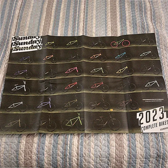 2023 Sunday BMX Bike Poster. Sunday BMX Poster BMX Odyssey Cult Primo BMX
