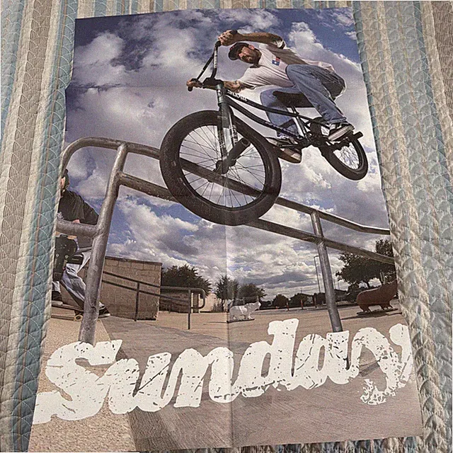 2026 Sunday BMX Bike Poster. Sunday BMX Poster BMX Odyssey Cult Primo BMX