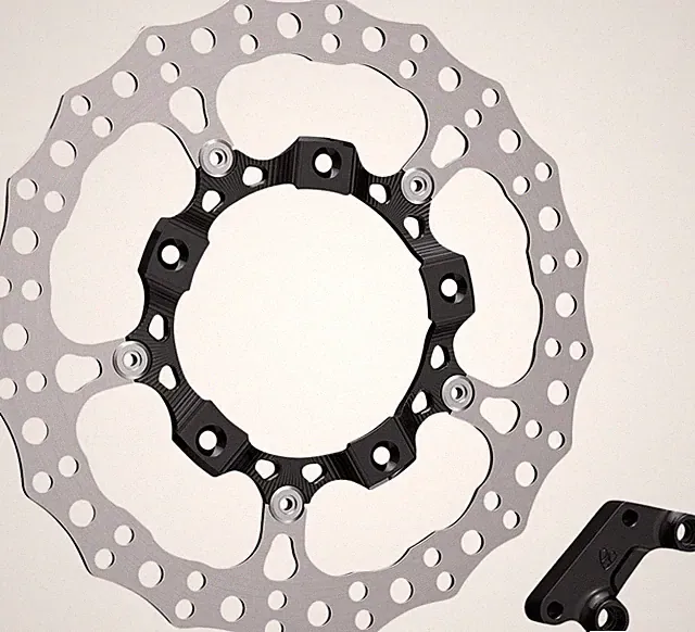 Arlen Ness Big Brake Full Floating Rotor Kit - Black Motorcycle Street Bike