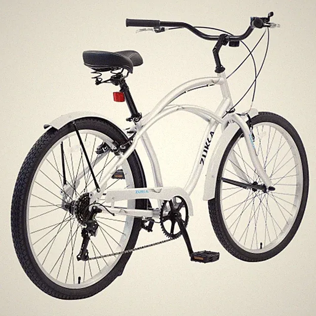 Beach Cruiser Bike 26in Wheel Bike Shimano 7 Speed Double V-Brake for Women Men