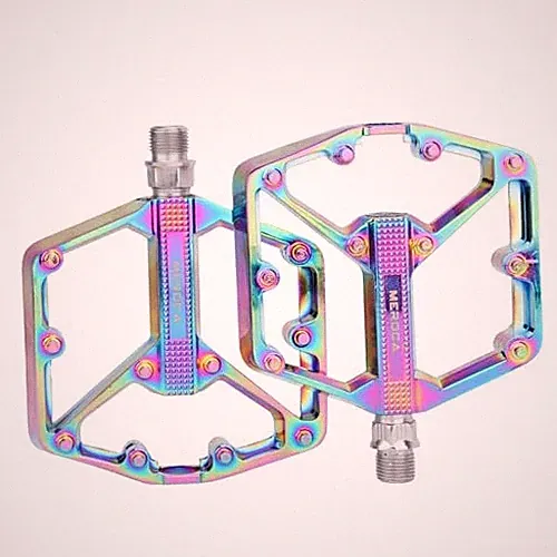 Black/Mountain Bike Pedals, 3 Sealed Bearings Ordinary Style (double DU) Dazzle