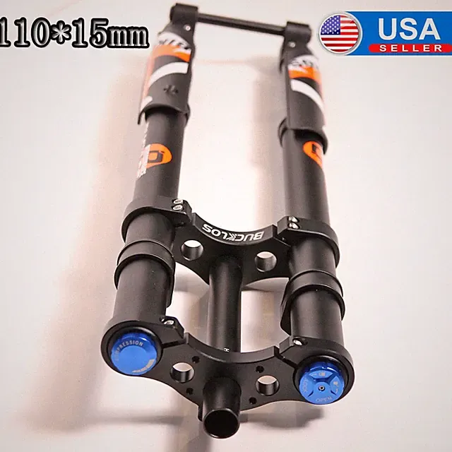 BUCKLOS 29" 180mm Travel Air Suspension Fork FR/Downhill/MTB 110*15mm Boost Disc