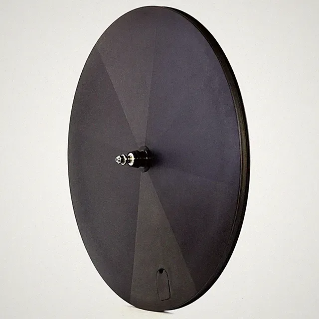 Carbon Bike Disc Wheel, for Track/Triathlon, Ratchet System, 25mm Width Tubeless
