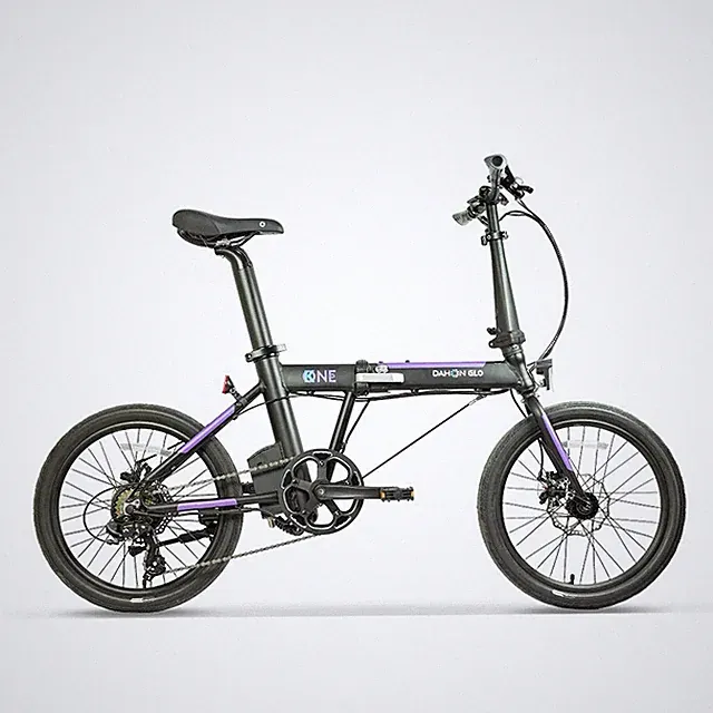 Dahon K-One E-Bike Hub Drive - Lightweight Folding E-Bike (Black)