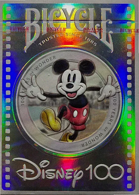 DISNEY 100 YR ANNIV, 2023, BICYCLE PLAYING CARDS NEW ONE SHIP FEE!