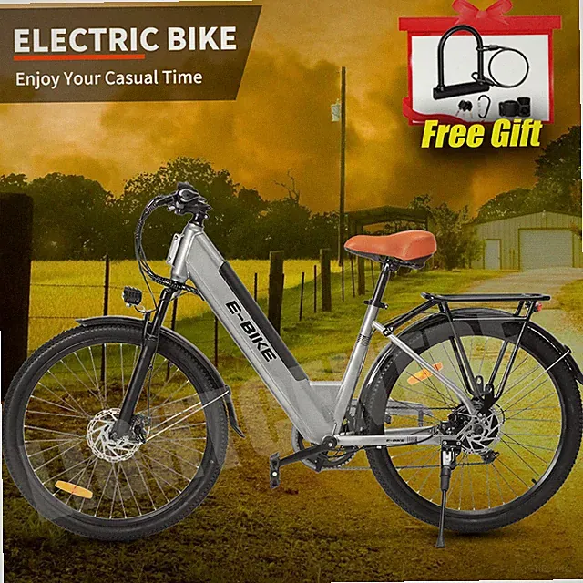 Electric Bike,750W Ebike for Adults 26'' in Mountain Commuter Bicycle Men/Women