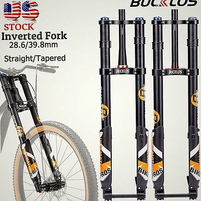 New 29" Inverted Forks 110*15mm Boost BUCKLOS Air Suspension Fork MTB/FR/E-Bike
