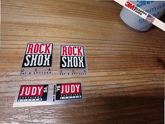 Rock Shox JUDY SL fork 90s decal set sticker stickers sticker ステッ