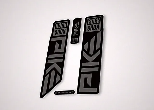 Rock Shox PIKE 2023 Mountain Bike Cycling Decal Sticker Adhesive Gray
